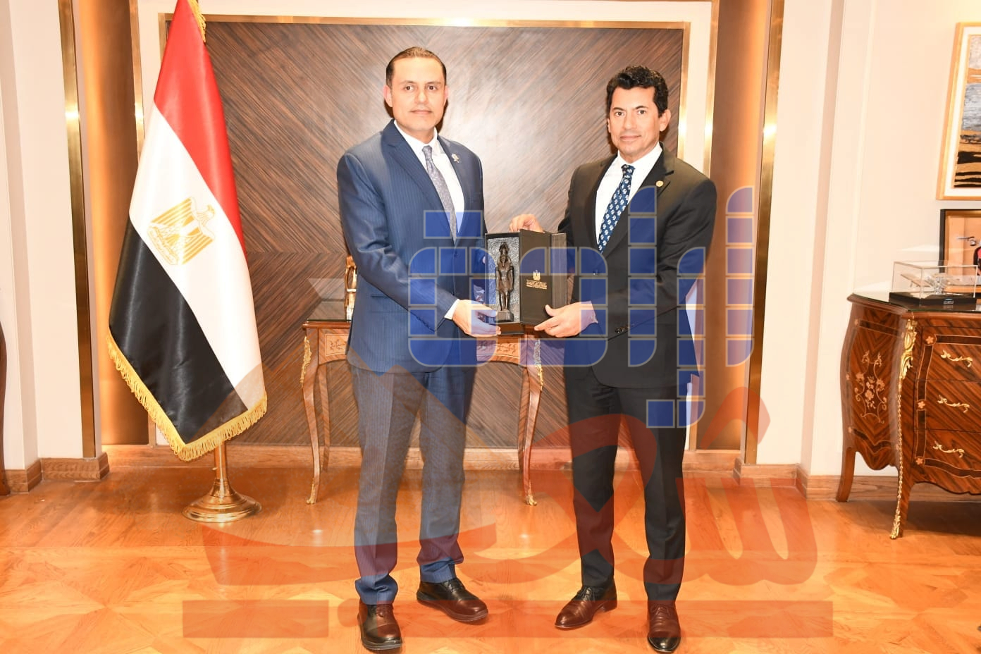 ▪︎وزير الشباب والرياضة يستقبل السفير القطري بالقاهرة