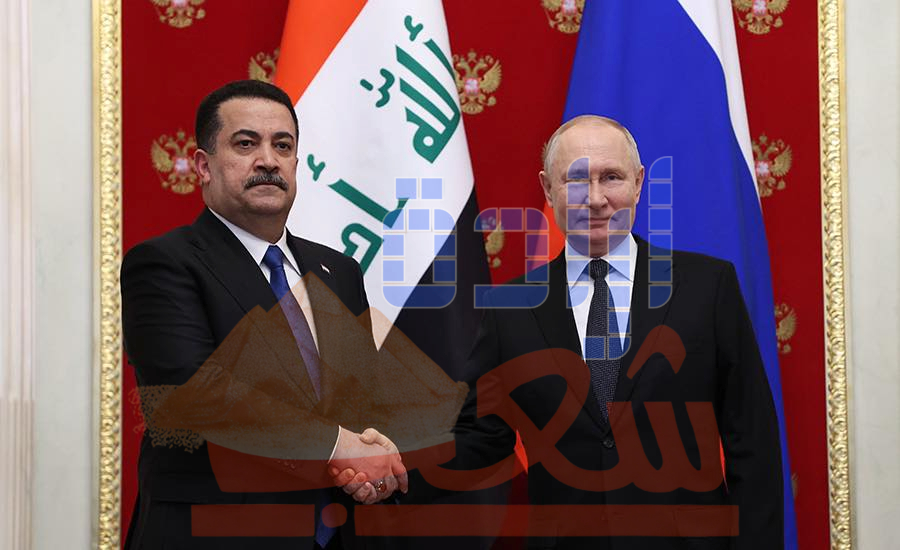 مكالمة هاتفية بين “الرئيس الروسي فلاديمير بوتين”ورئيس الوزراء العراقي “محمد السوداني”