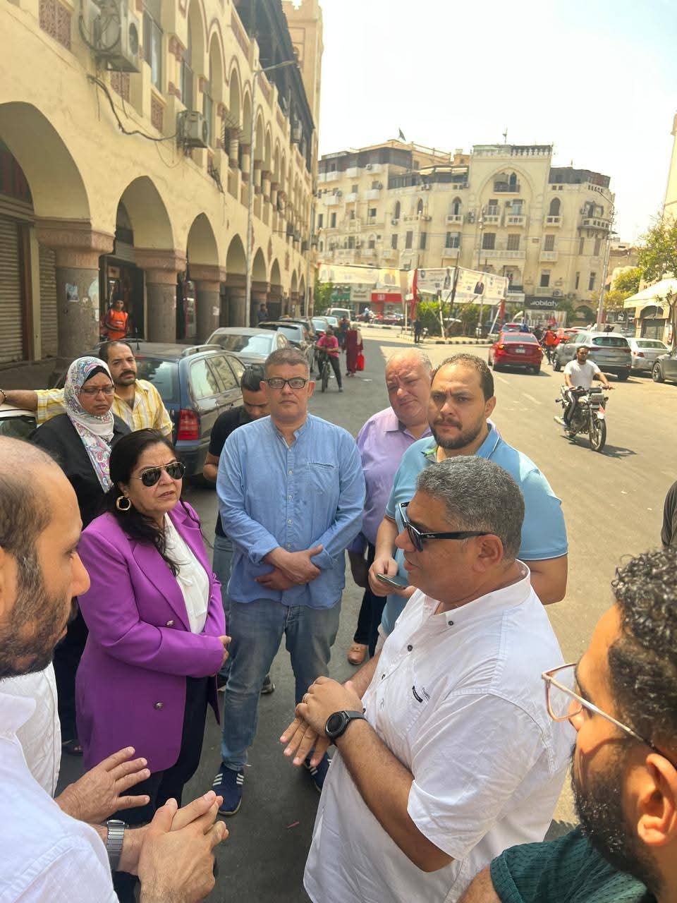 بدء أعمال تطوير شارع ابراهيم باشا الكوربة مصر الجديدة وتحويله الي ممشي سياحي