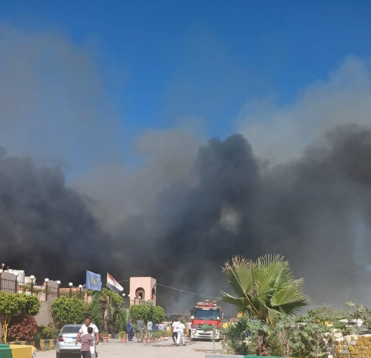 اتلف 91 مركبة بمنطقة حضانات البتروكيماويات والسيطرة عليه دون إصابات بالاسكندرية
