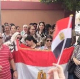 حضور مهيب من مدارس المطرانية وشعب الكنائس ببورسعيد في انتخابات الشيوخ.. أعلام وهتافات وطنية أمام اللجان