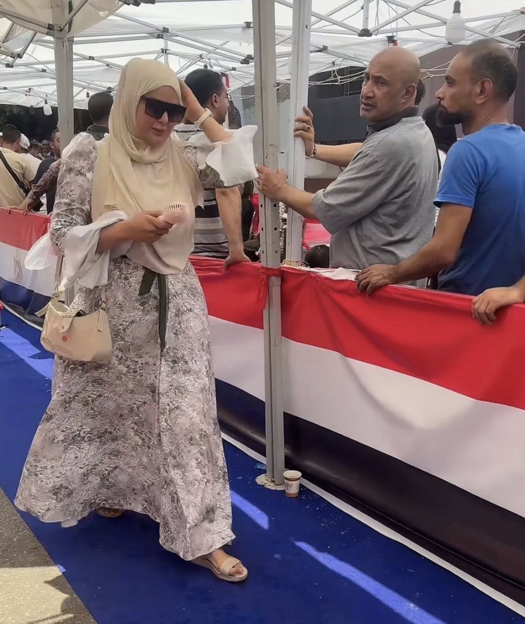 سما المصري تُدلي بصوتها في انتخابات الشيوخ بالحجاب: “جاهرة بالتوبة كما كنت بالمعصية”