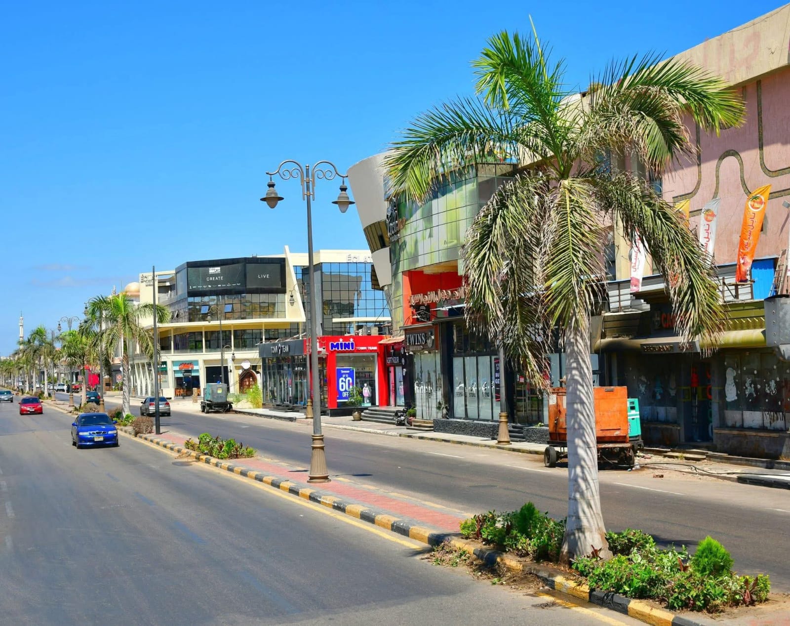 أعمال تطوير الجزيره الوسطى بحي الشرق بمحافظه بورسعيد