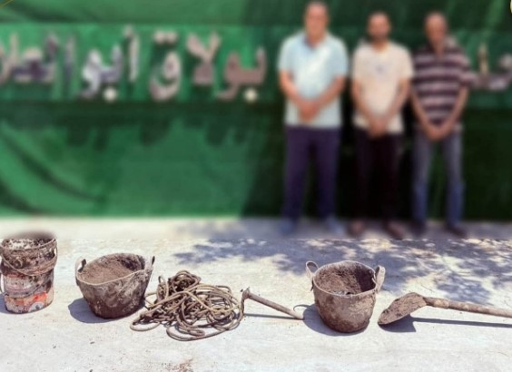 ضبط ٣ اشخاص بالقاهره لقيامهم باعمال الحفر والتنقيب غير المشروع عن الاثار