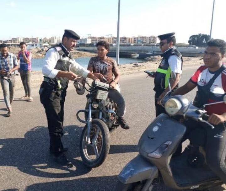 حملات مرورية مكثفة في بورفؤاد لضبط المركبات المخالفة