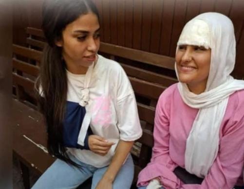 ضحايا الواحات يبتسمون لحظة مواجهة المتهمين داخل القفص