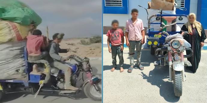 ضبط ربة منزل ونجليها بعد سرقة “كراتين ورق” من داخل منزل بالشرقية