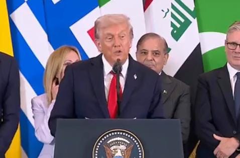 ترامب: لحظة السلام التي انتظرها العالم.. عملنا بكل جهد للوصول إليها