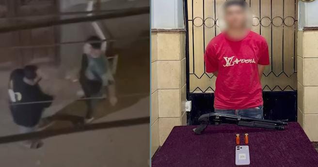 الأمن يضبط مسلحًا روّع الأهالي في المنوفية بعد تداول فيديو الواقعة