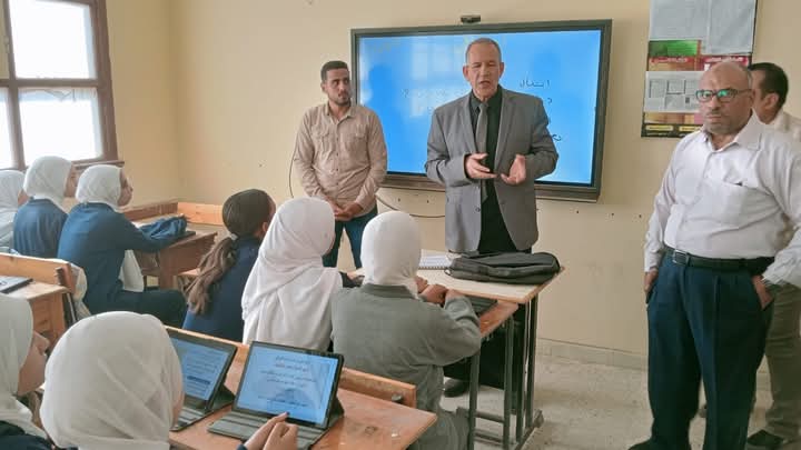 مدير تعليم أسيوط يفاجىء 6 مدارس بكوم اسفحت والدوير بصدفا