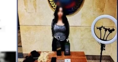 ضبط صانعة مقاطع خادشة للحياء،