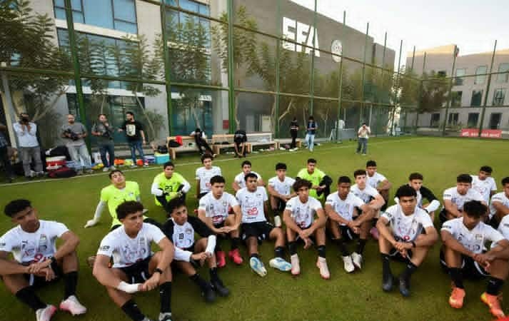 المنتخب الوطنى تحت 17 عاما يختتم إستعداداته قبل السفر إلى قطر