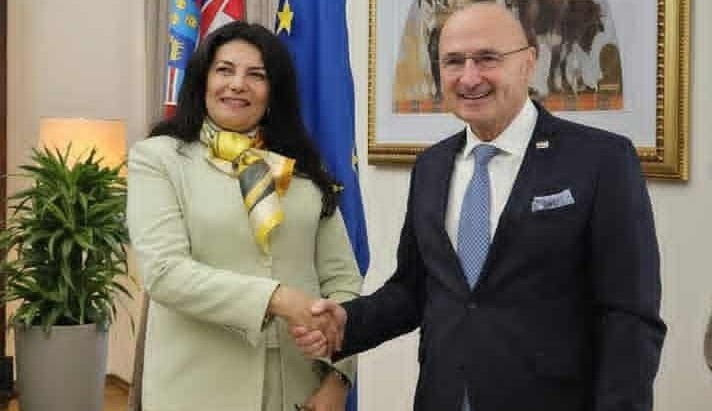 فى أول مقابلة رسمية السفيرة المصرية فى ضيافة وزير كرواتيا