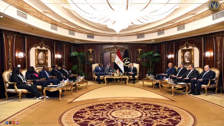وزير الداخلية يستقبل وزير الداخلية والأمن الداخلى بجمهورية زامبيا ، والوفد المُرافق له