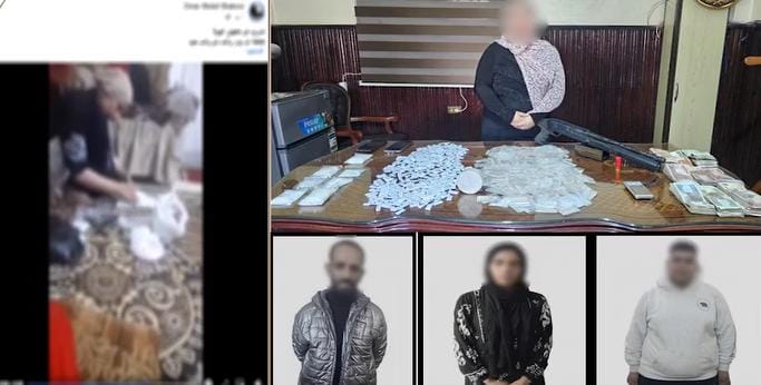 سقوط شبكة ترويج مخدرات بسمنود بعد فيديو متداول يكشف خلافات بين المتهمين