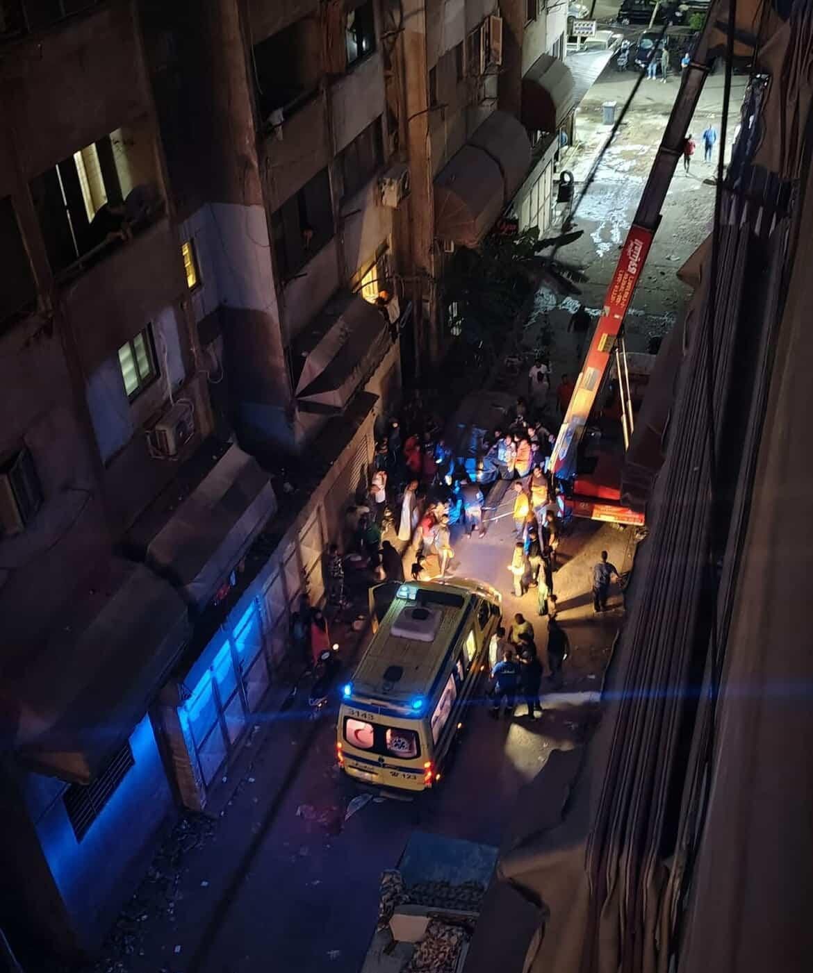 وفاة عامل أوناش بعد سقوطه من الدور السادس ببورسعيد.. وتحذيرات من غياب إجراءات السلامة