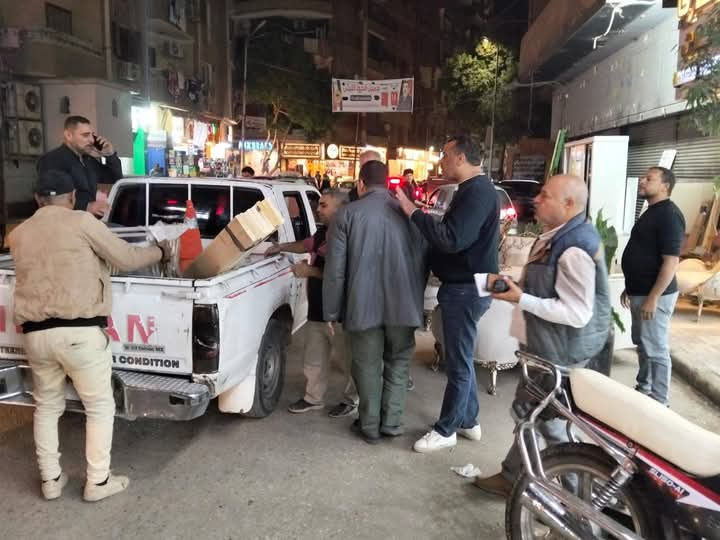 ابو العيون :حملات الاشغالات مستمرة لتحقيق السيولة المرورية بشوارع حي شرق اسيوط