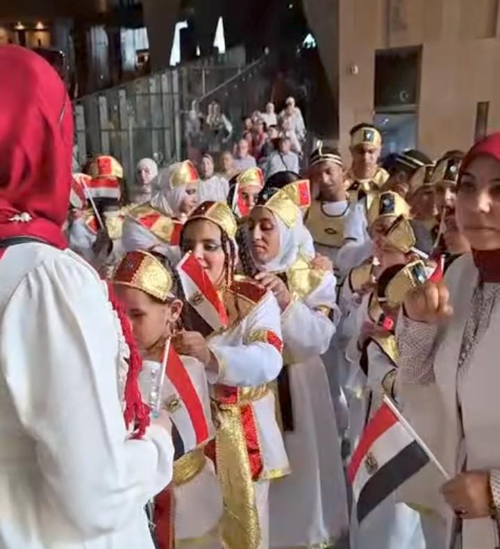 قافلة من أطفال ذوي الهمم تزور المتحف المصري الكبير في يوم ثقافي مميز