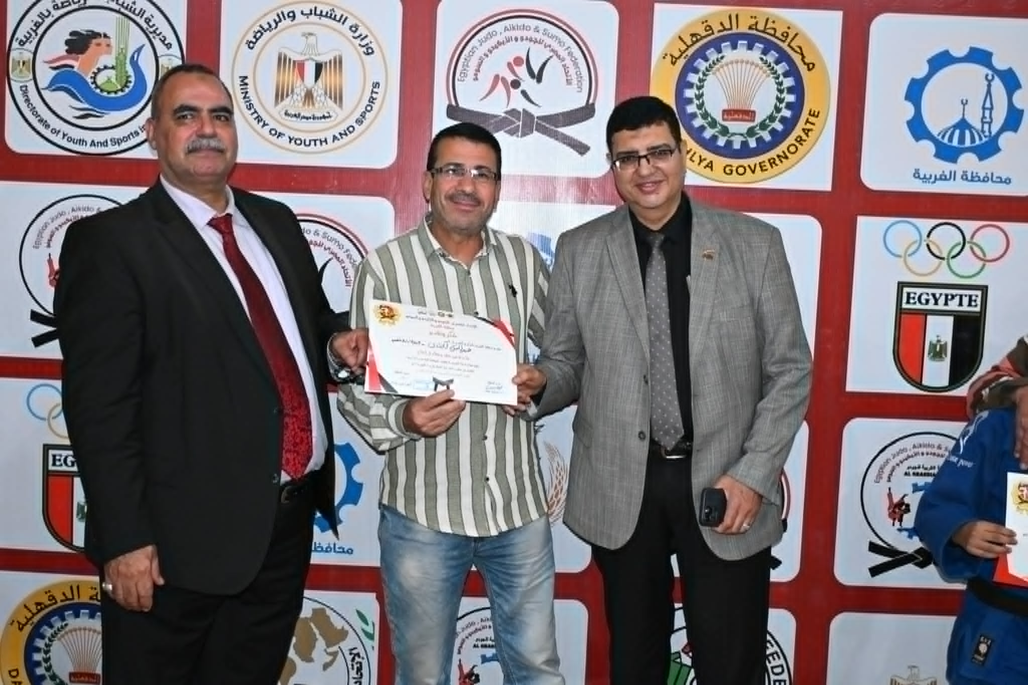 منطقة الغربية للجودو تكريم جريدة وموقع إرادة شعب