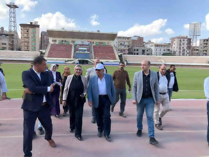 محافظ الدقهلية بتفقد إستاد المنصورة الجديد و التأكيد على الحفاظ على إنجازات المرحلة الأولى