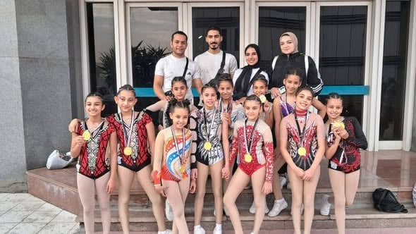 فراشات الجمباز بنادى 23 يوليو بالمحلة الكبرى نجمات من ذهب