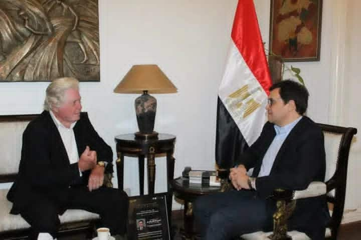 هنو و فهمي وبحث الترتيبات النهائية لانطلاق الدورة 46 من مهرجان القاهرة السينمائى الدولى