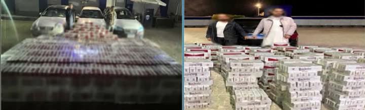 ضبط عصابة سجائر مهربة تضم 4 متهمين بحوزتهم 61 ألف عبوة بمطروح