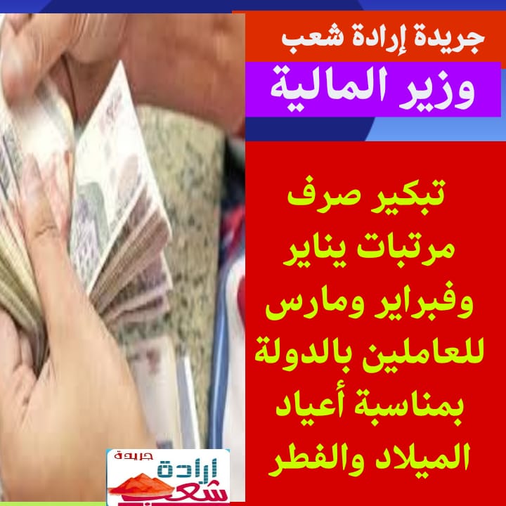 وزير المالية: تبكير صرف مرتبات يناير وفبراير ومارس للعاملين بالدولة بمناسبة أعياد الميلاد والفطر