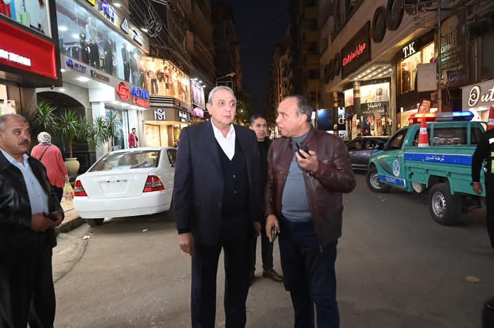 إعادة الإنضباط إلى الشارع الطنطاوى وحملة إشغالات مسائية موسعة بقيادة محافظ الغربية