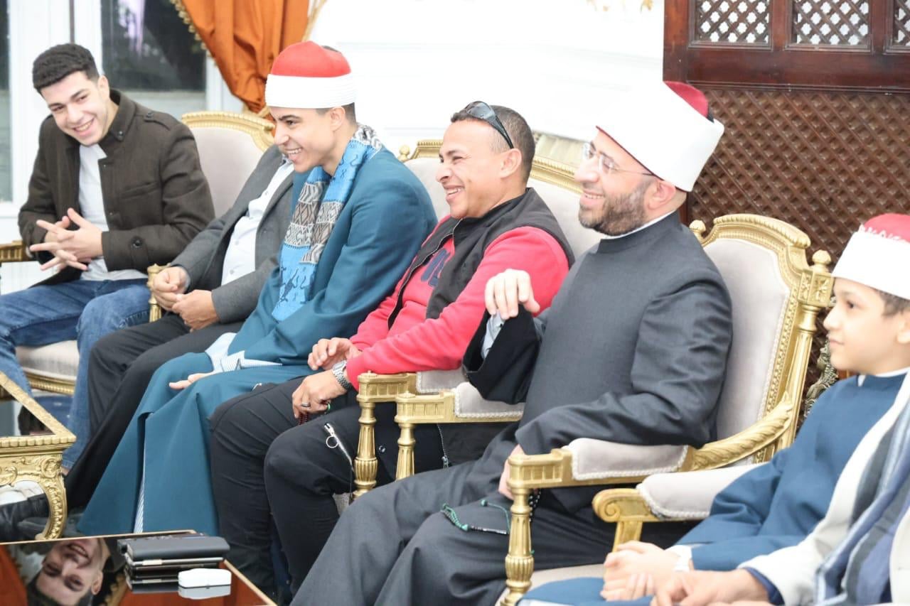 نجوم دولة التلاوة في ضيافة الأزهرى