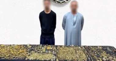 سقوط عاطل سرق محل مشغولات ذهبية،