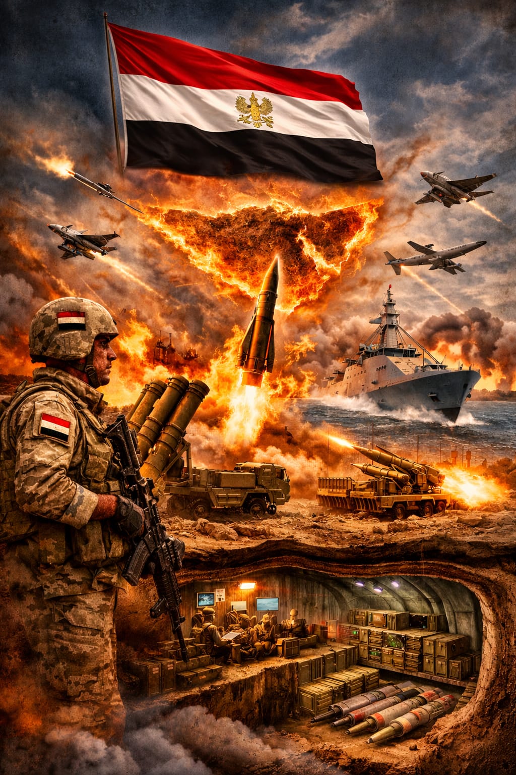 حين تتحرك مصر يُعاد ضبط ميزان الحرب | سيناء تتحول إلى جدار نار لا يُكسر 🇪🇬🔥