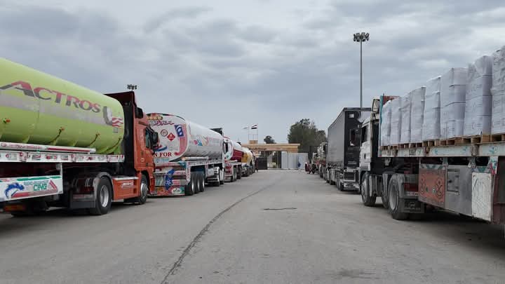 الهلال الأحمر المصري يُطلق قافلة «زاد العزة» 122 بحمولة أكثر من 212 ألف سلة غذائية و34 ألف قطعة ملابس شتوية إلى الأشقاء الفلسطينيين