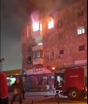 مصرع أم ونجلها وإصابة زوجها إثر حريق إحدى الشقق بمحافظة الإسماعيلية