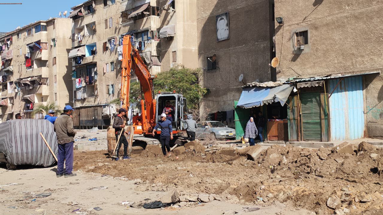 انطلاق المرحلة الثانية من أعمال التطوير بحي الزهور ببورسعيد