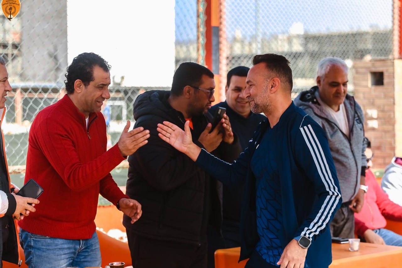 وفد منطقة الدقهلية لكرة القدم فى ضيافة الأعصار البرتقالى