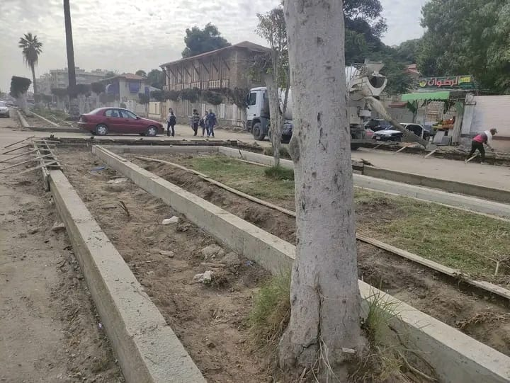 انطلاق أعمال تطوير وتوسعة ورصف شارع 15 سبتمبر بمدينة بورفؤاد