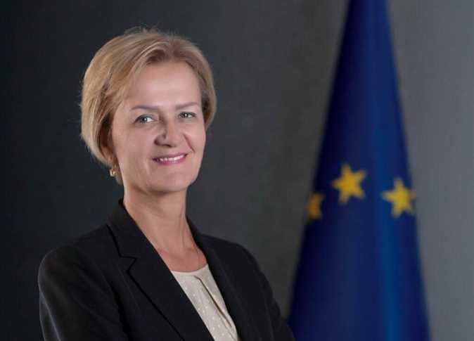 سفيرة الإتحاد الأوروبى سعيدة بمظاهر شهر رمضان فى مصر وتتبادل التهنئة مع وزيرة الثقافة