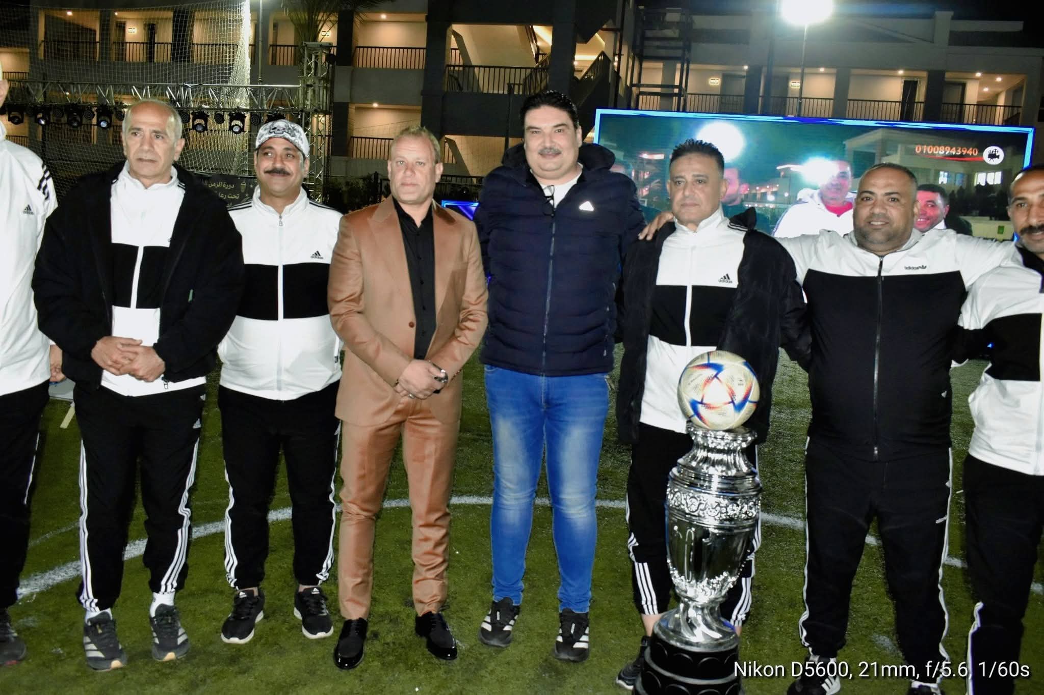 افتتاح دورة الجيل الذهبي الرمضانية لكرة القدم ببورسعيد.