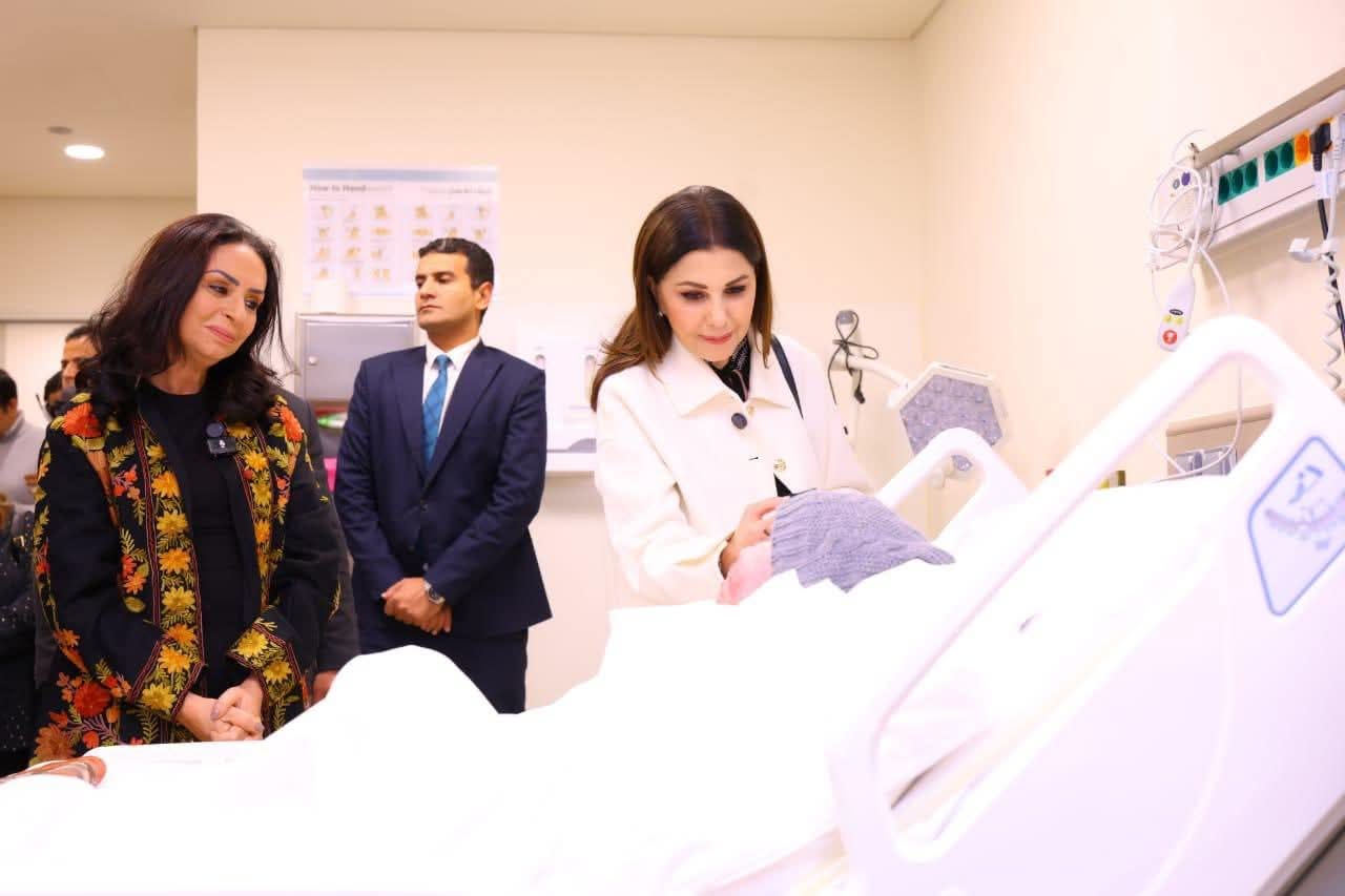 ماجدة الرومي تزور مستشفى أهل مصر لعلاج الحروق برفقة وزيرة التضامن مايا مرسي وهبة السويدي