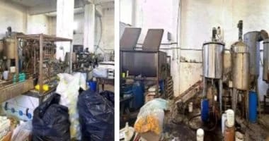 سقوط صاحب مصنعين وبحوزته 110 أطنان سموم زراعية