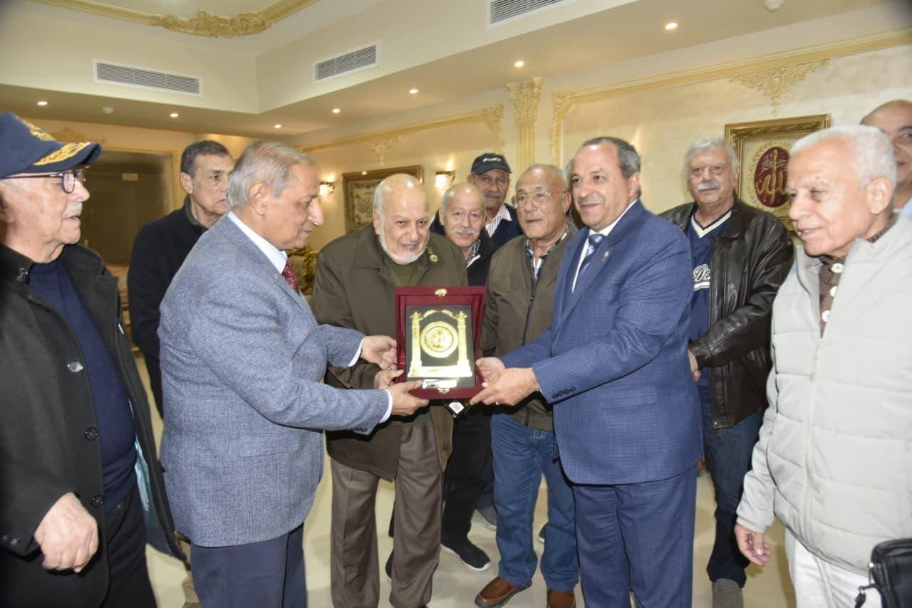 أبطال صاعقة مصر فى ضيافة محافظ بور سعيد