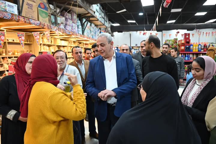 إستعدادا لشهر رمضان محافظ الغربية يتفقد جهاز مستقبل مصر ويطالب بظبط الأسعار
