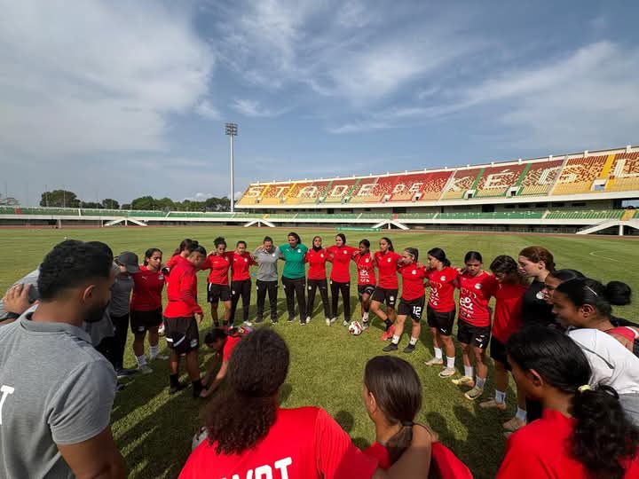 بحضور السفير شابات مصر مستعدين للفوز على بنين غدا