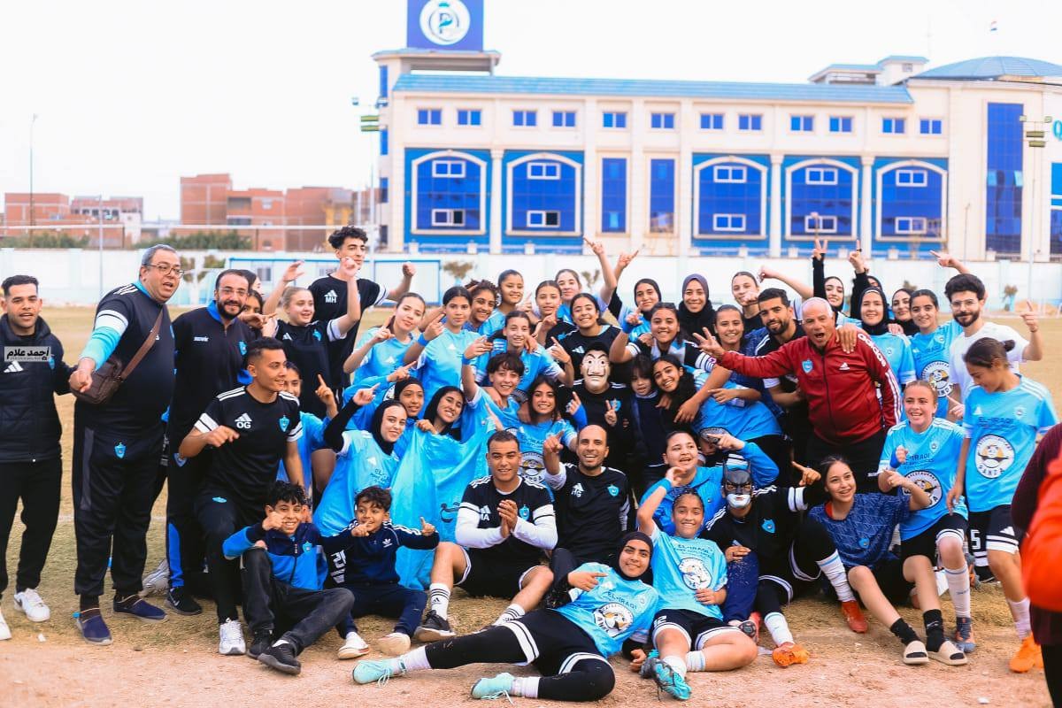 سيدات غزل المحلة لكرة القدم فى الممتاز ب وتهنئة خاصة من المهندس وليد خليل ومستر تامر خليل بالصعود