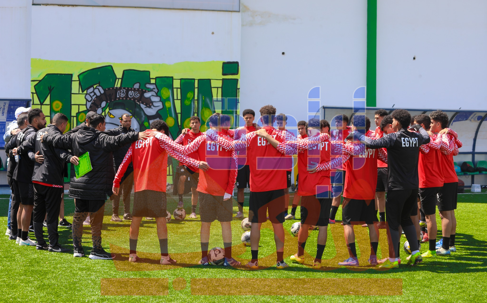 منتخب الناشئين يختتم استعداداته لمواجهة تونس وعينة على المكسب