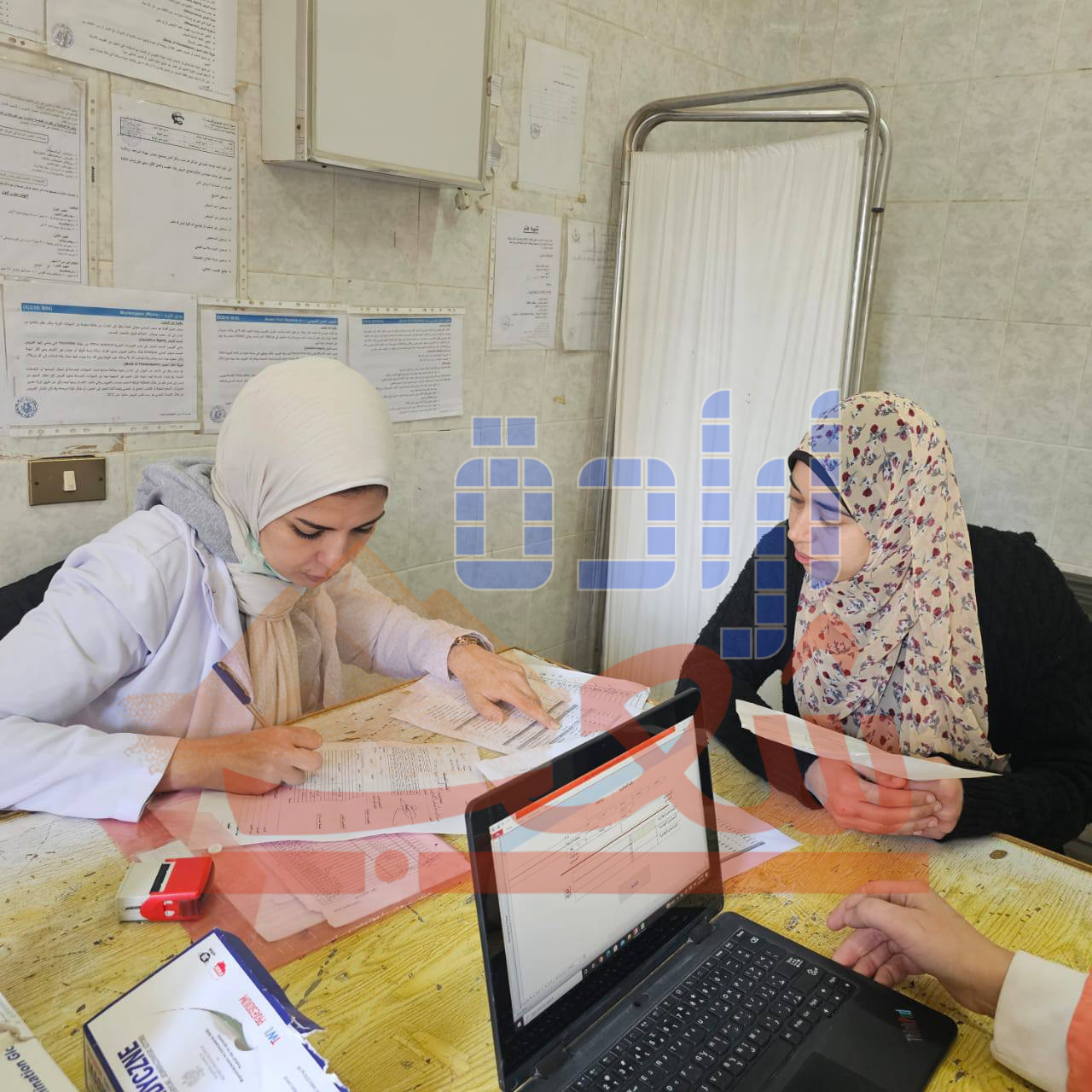 قافلة الطبية بقرية كفر الشرفا والكشف على 1629 مواطنا بالمجان