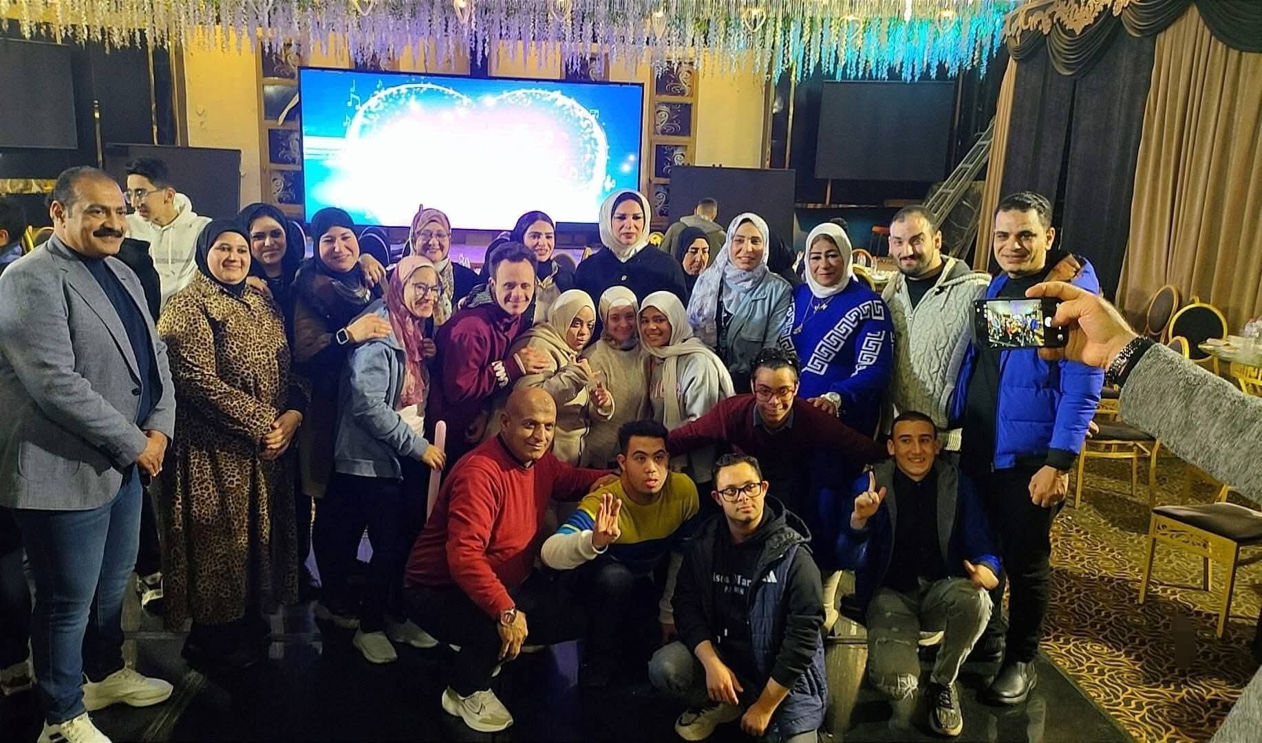 احتفال رمضاني مع ذوي الهمم لمجموعة سماح صالح التعليمية ببورسعيد.