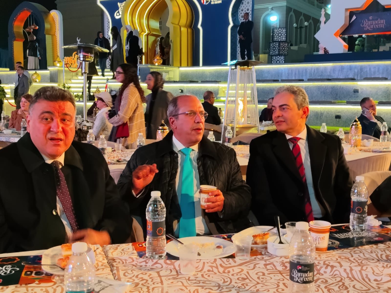 نقيب الإعلاميين فى ضيافة الجامعة البريطانية