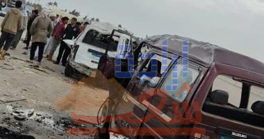 إصابة 7 أشخاص فى حادث بطريق الإسكندرية